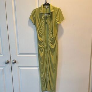 Fashion Nova Olive Midi Dress